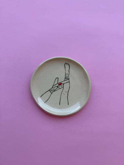 Mini plate «Legs up»