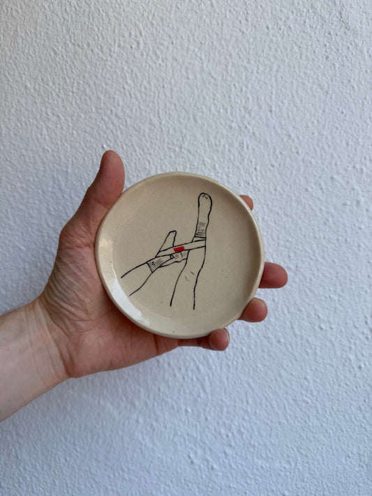 Mini plate «Legs up»