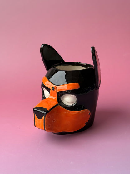 Aroma candle "Puppy mask"