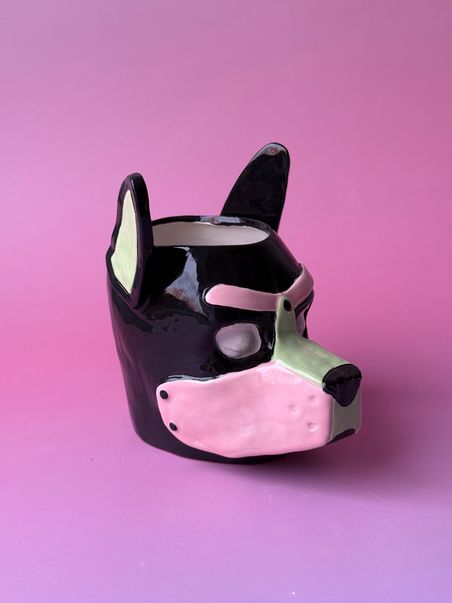 Aroma candle "Puppy mask"