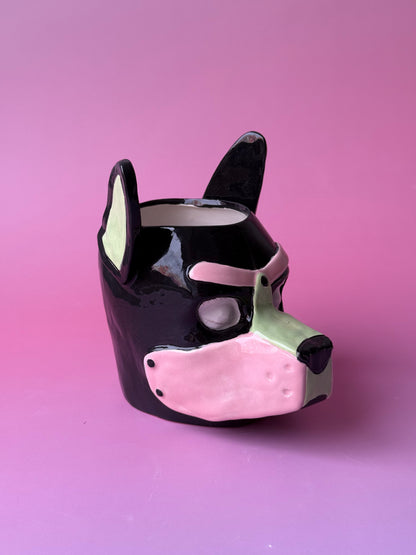 Aroma candle "Puppy mask"