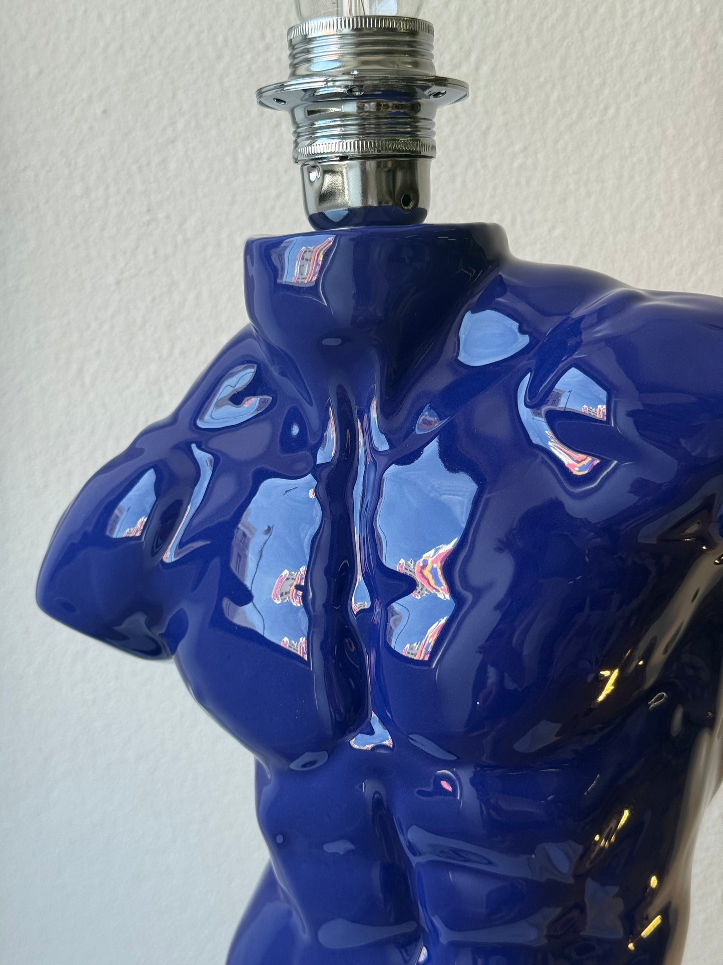 Ceramic Lamp «Apollo» (Cobalt blue)