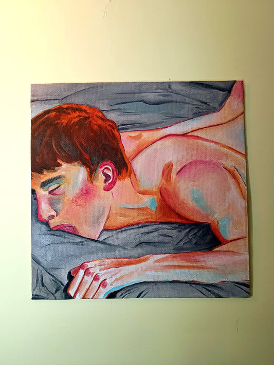 «Bed playing» 20*20 cm