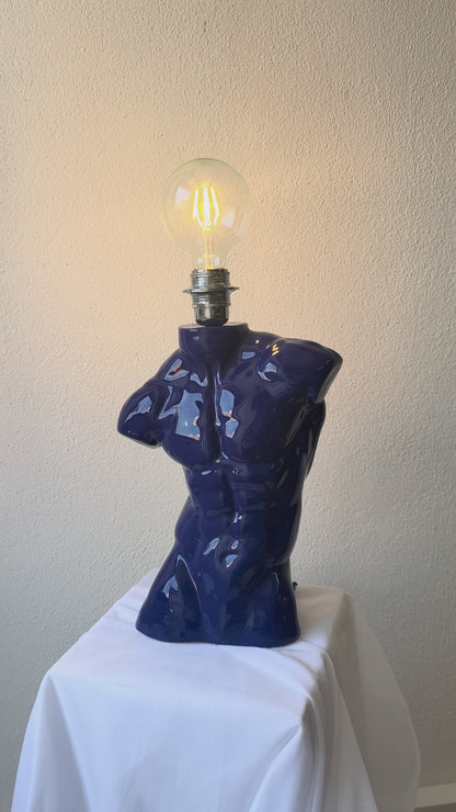Ceramic Lamp «Apollo» (Cobalt blue)