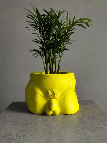 Pot/organizer «DAVID» yellow